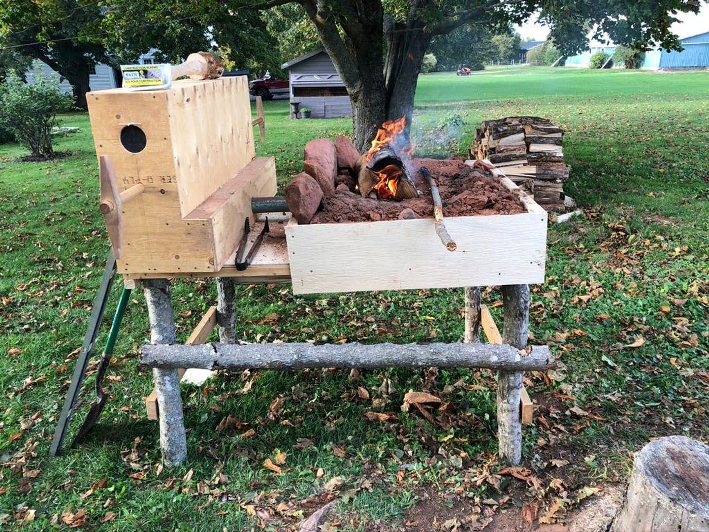 Forge up on my new table